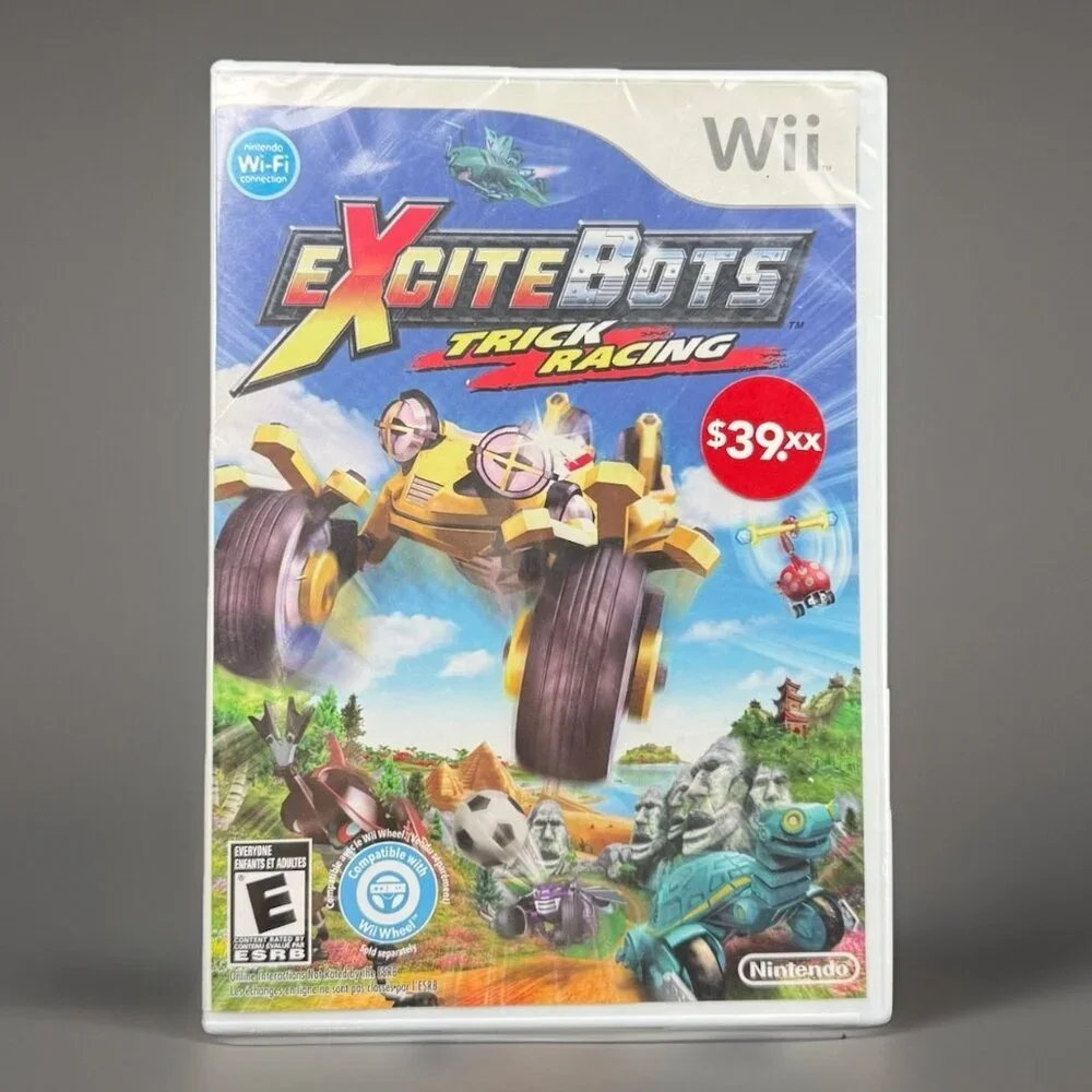 Excitebots: Trick Racing (Nintendo‎ Wii, 2009) - New Factory Sealed Collectible